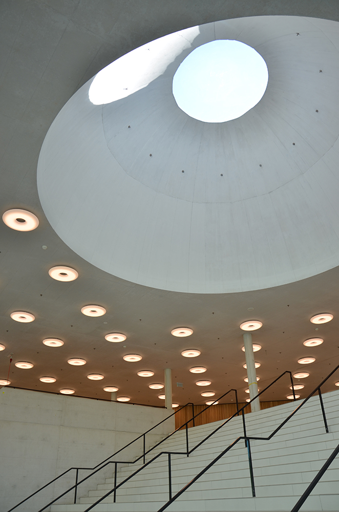 Arge Degelo/Berrel Berrel Kräutler; Foto © Michael Protschky 2018 Oberlicht im neuen Foyer